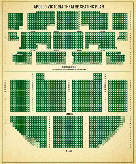 wicked the musical seating plan